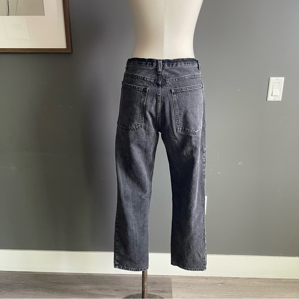 Rachel Comey Black Washed Straight Leg Jeans - Picture 5 of 10